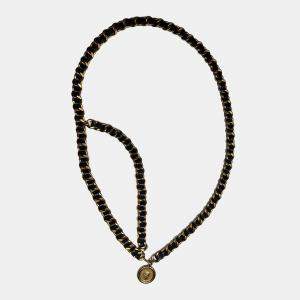 مملوكة مسبقًا حزام كوكو 94A جلد بتاج مزدوج قديم 109 سم