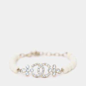 مملوكة مسبقًا سوار شانيل 2023 خرز رزين/ستراس محطة سي سي