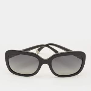 مملوكة مسبقًا  Chanel Black Gradient 5329 CC Polarized Square Sunglasses