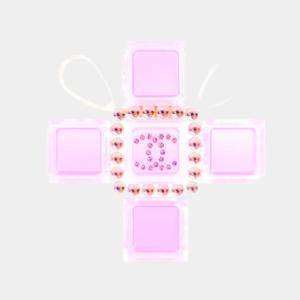 Pre Owned Chanel Vintage Resin Maltese Cross Brooch