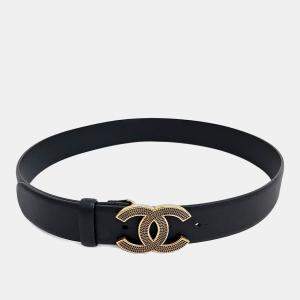 Pre Owned Chanel logo belt