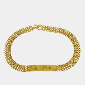 مملوكة مسبقًا Chanel Chain Belt Gold Small