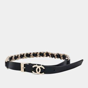 Pre Owned Chanel Leather Belt