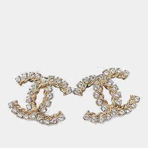 مملوكة مسبقًا Chanel Metal logo-embellished earrings