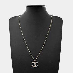 مملوكة مسبقًا Chanel CC Logo Gold Chain Necklace