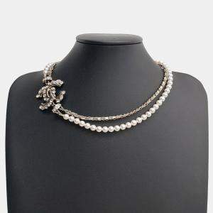 Pre Owned Chanel pearl chain necklace