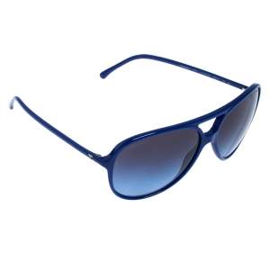 Pre Owned Chanel Blue/Blue Gradient 5287 Aviator Sunglasses