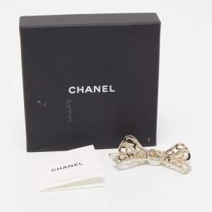 Chanel Coco Crystals Gold Tone Brooch