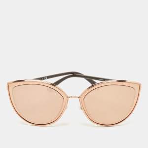 Chanel Rose Gold Tone/Pink Mirrored 4222 Cat-Eye Sunglasses