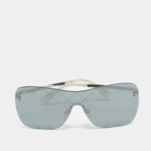 Chanel Black/Silver 4215 Runway Shield Sunglasses