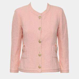 Chanel Tweed Boxy CC Buttons Jacket M