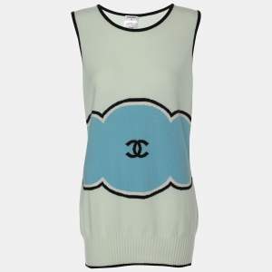 Chanel Multicolor Cashmere Dress M