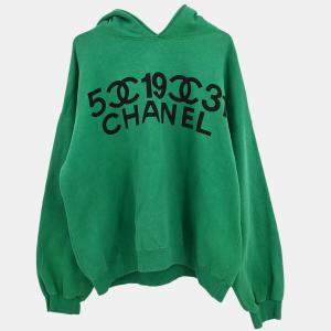Chanel Green Cotton Sweatshirt Top Women Size L