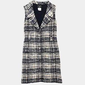 Chanel Sleeveless Dress Black FR 36