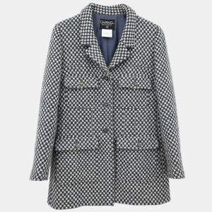 Chanel Single Breasted Jacket Light Navy #42