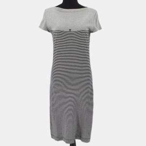 Pre Owned Chanel Dress Gray #38