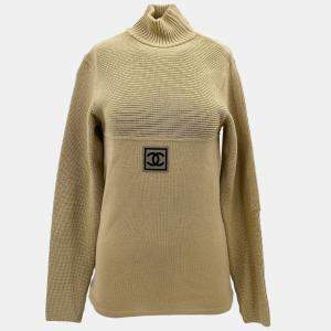 Pre Owned Chanel Sport Line Sweater Beige 02A #38