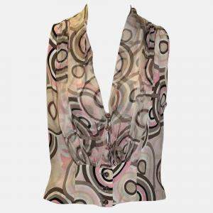Pre Owned Chanel Vintage 01P CC Logo Sleeveless Blouse