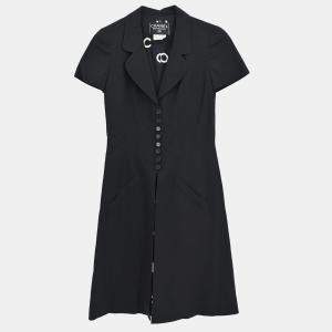 Pre Owned Chanel Dress Black Size S