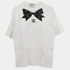 Pre Owned Chanel T-shirt White 16 #M