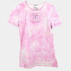 Pre Owned Chanel T-shirt Pink 09C #40