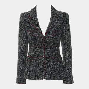 مملوكة مسبقًا Chanel 03A Black Tweed Pocket Blazer