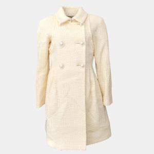 Pre Owned Chanel P57660V26446  Long Sleeve Jacket White F 38
