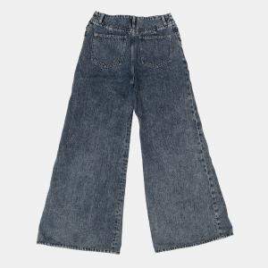 Pre Owned Chanel Denim Print Washed Denim Size 36 Blue Cotton 100%