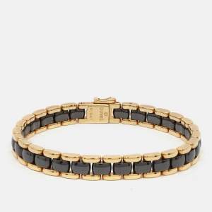 Chanel Ultra Ceramic 18k Yellow Gold Bracelet