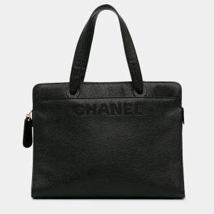 Chanel Caviar Leather Tote Bag