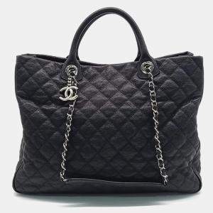 Chanel Black Caviar Leather tote bag