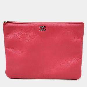 Chanel Pink Medium Clutch