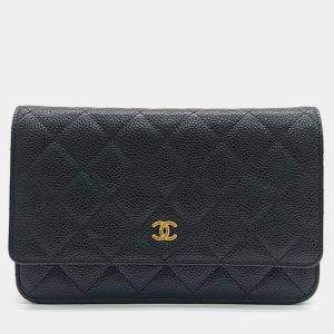 Pre Owned Chanel Caviar WOC Mini Crossbody Bag
