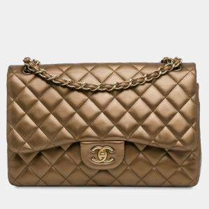   Chanel Jumbo Classic Lambskin Double Flap Bag