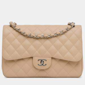 Chanel Jumbo Classic Caviar Double Flap Bag