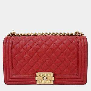 Chanel Caviar Medium Boy Bag