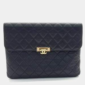 Chanel Caviar Flap New Medium Clutch