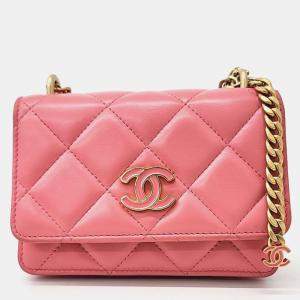 Pre Owned Chanel mini chain shoulder bag