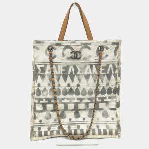 Chanel Beige CC Mark Chain Tote Bag