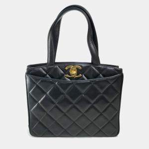 Pre Owned Chanel Black CC Mark Bag