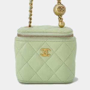 Chanel Coco Mark Matelasse Ball Vanity Small Chain Shoulder Bag