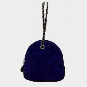 Chanel Matelasse Chain Purple Bag Handbag