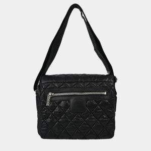 Chanel Black Nylon Coco Cocoon Shoulder Bag