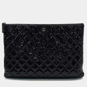 Chanel Patent Large Clutch