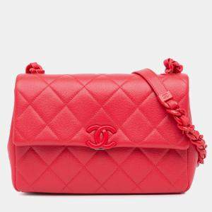 Chanel Pink Medium Caviar My Everything Flap