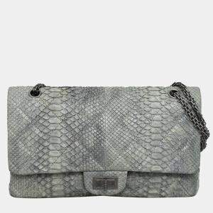 Chanel Large 227 Python Reissue Double Flap Bag