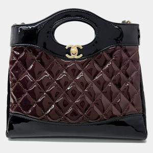 Chanel Multicolor Patent Leather Mini 31 Shopping Tote Bag