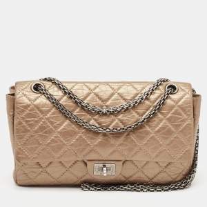 Chanel Bronze Quilted Aged Leather 226 Reissue 2.55 Flap Bag