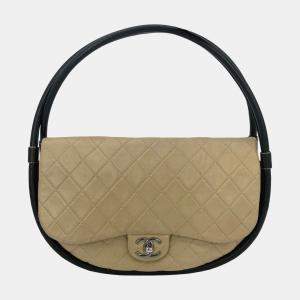 Chanel Nude Lambskin Hula Hoop Bag