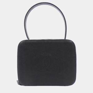 Chanel Black Caviar Leather Handbags